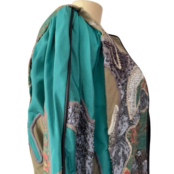 Vintage La Colección Judith Roberts Ornate Bolero Jacket Mexico Rare Art to Wear - Picture 5 of 16